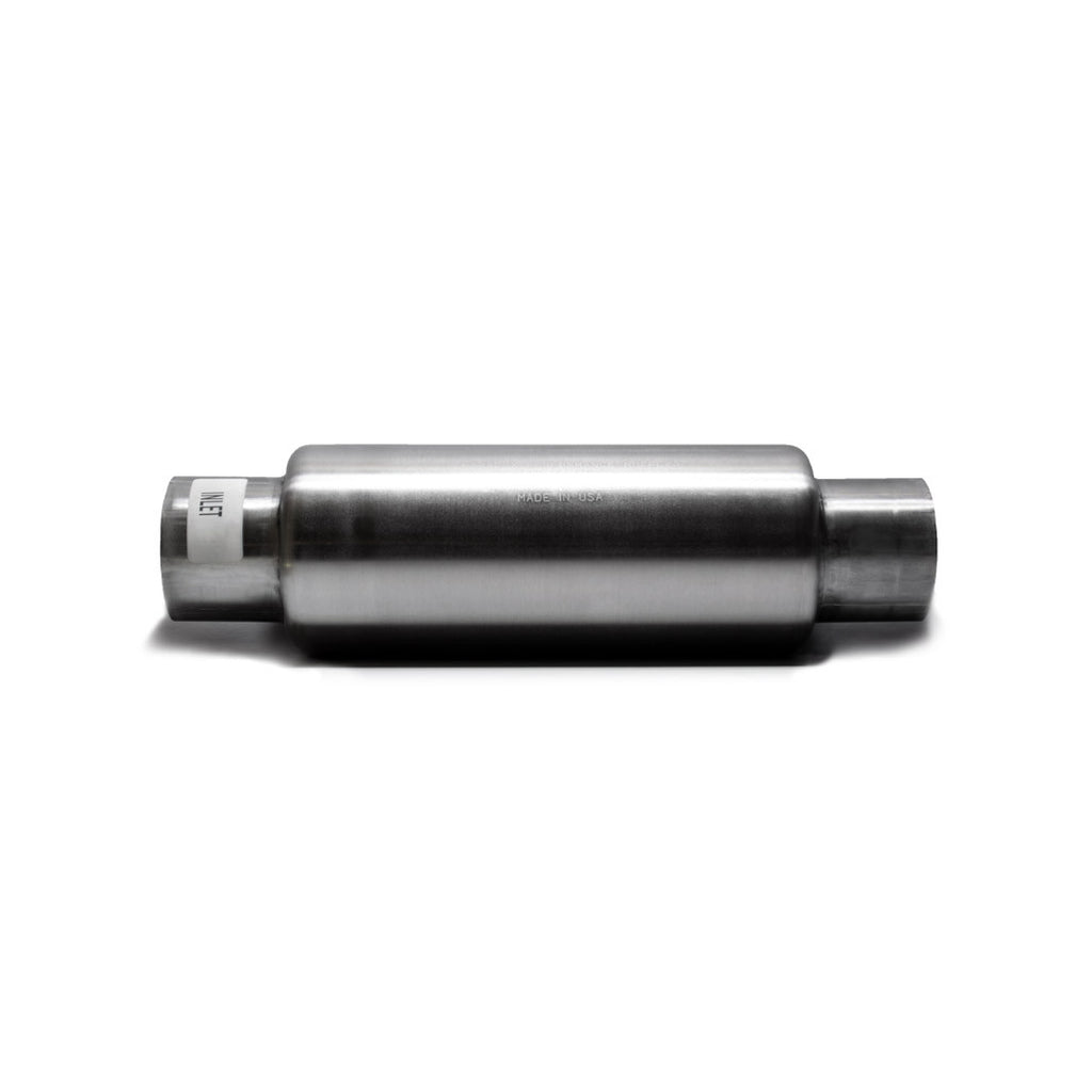 Stainless Case Paradox Hot Tamale Muffler against a white background